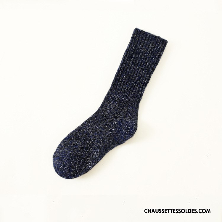 Chaussettes Mi Hautes Femme Hiver Milieu Petit L'automne Jaune