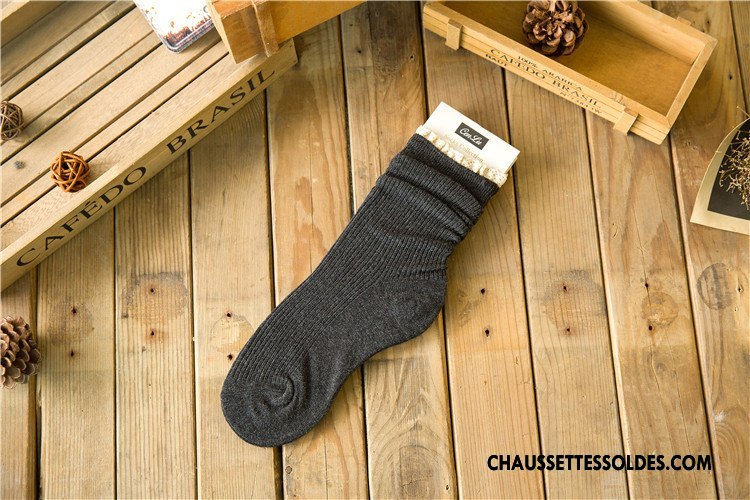 Chaussettes Mi Hautes Femme Hiver Milieu Tendance Dentelle L'automne Le Nouveau Couleurs De Bonbons Rose