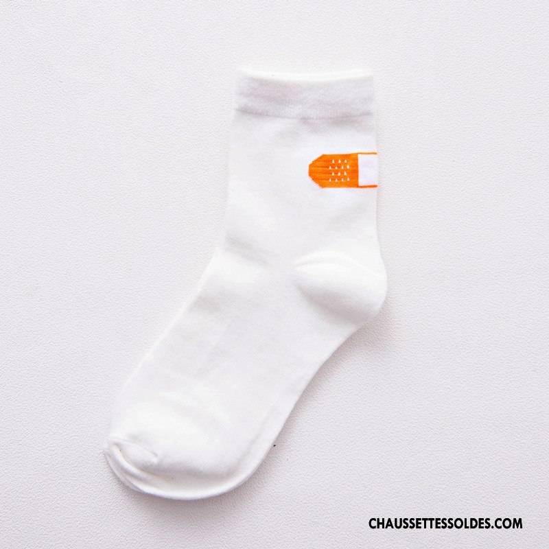 Chaussettes Mi Hautes Femme Hiver Rétro Chaussettes En Coton L'automne Dame Vent D'université Bordeaux
