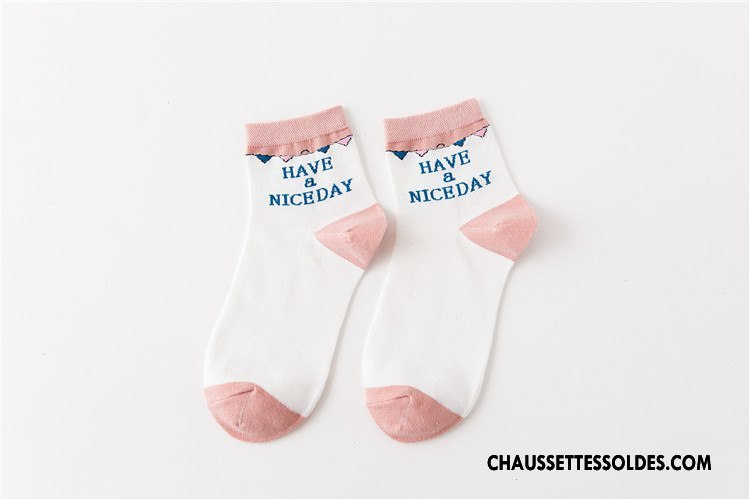 Chaussettes Mi Hautes Femme Hiver Vent D'université 100% Coton Chaussette Courte Coton Bio L'automne Jaune