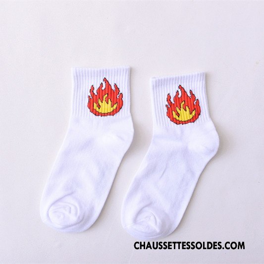 Chaussettes Mi Hautes Femme Homme Courte Drôle Marque De Tendance Art Mouvement
