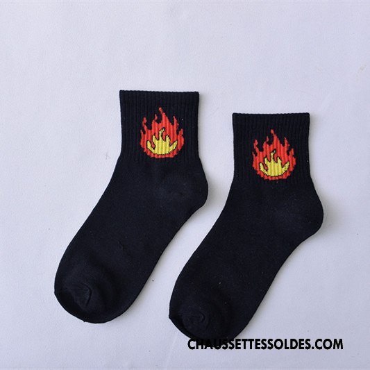 Chaussettes Mi Hautes Femme Homme Courte Drôle Marque De Tendance Art Mouvement