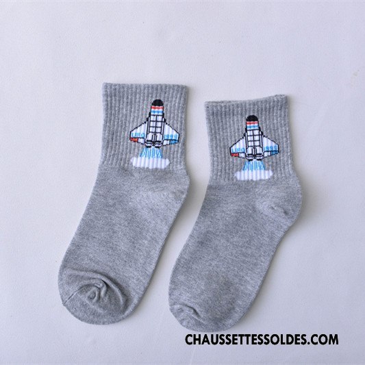 Chaussettes Mi Hautes Femme Homme Courte Drôle Marque De Tendance Art Mouvement