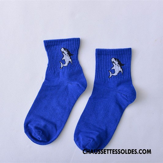 Chaussettes Mi Hautes Femme Homme Courte Drôle Marque De Tendance Art Mouvement