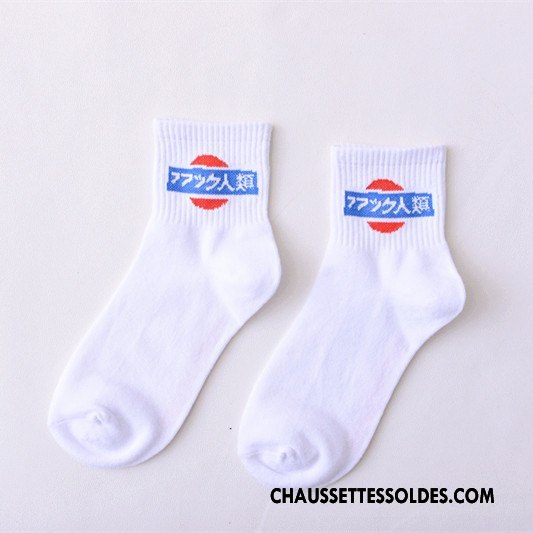 Chaussettes Mi Hautes Femme Homme Courte Drôle Marque De Tendance Art Mouvement