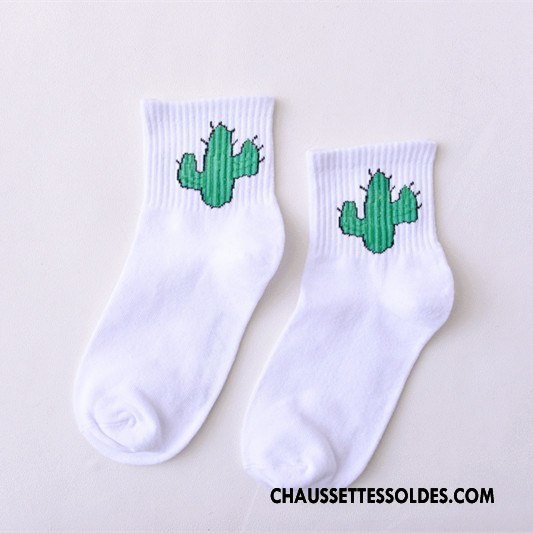 Chaussettes Mi Hautes Femme Homme Courte Drôle Marque De Tendance Art Mouvement