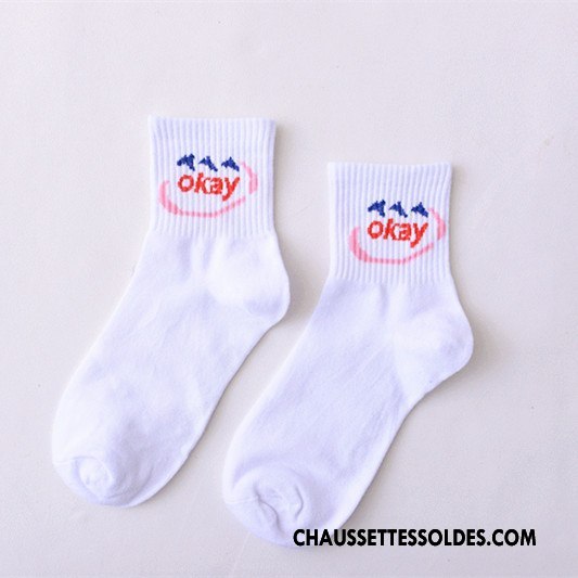 Chaussettes Mi Hautes Femme Homme Courte Drôle Marque De Tendance Art Mouvement