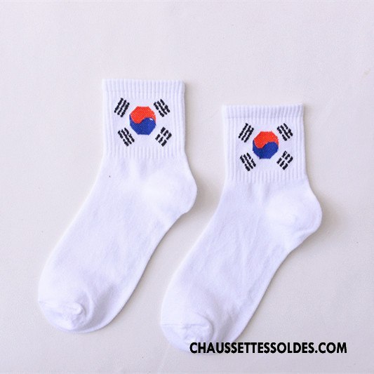 Chaussettes Mi Hautes Femme Homme Courte Drôle Marque De Tendance Art Mouvement