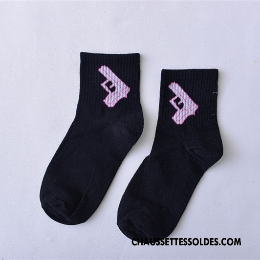 Chaussettes Mi Hautes Femme Homme Courte Drôle Marque De Tendance Art Mouvement