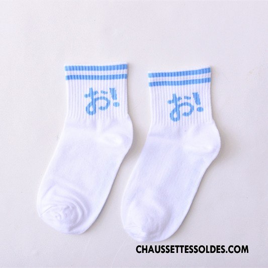 Chaussettes Mi Hautes Femme Homme Courte Drôle Marque De Tendance Art Mouvement