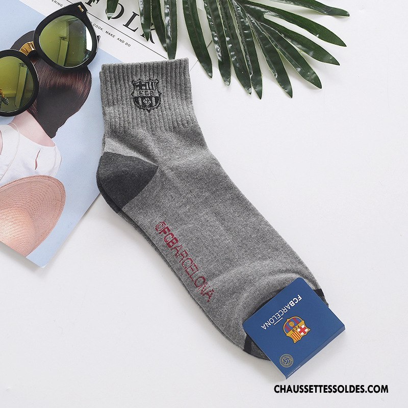 Chaussettes Mi Hautes Femme Homme Long Stock Importer Gris