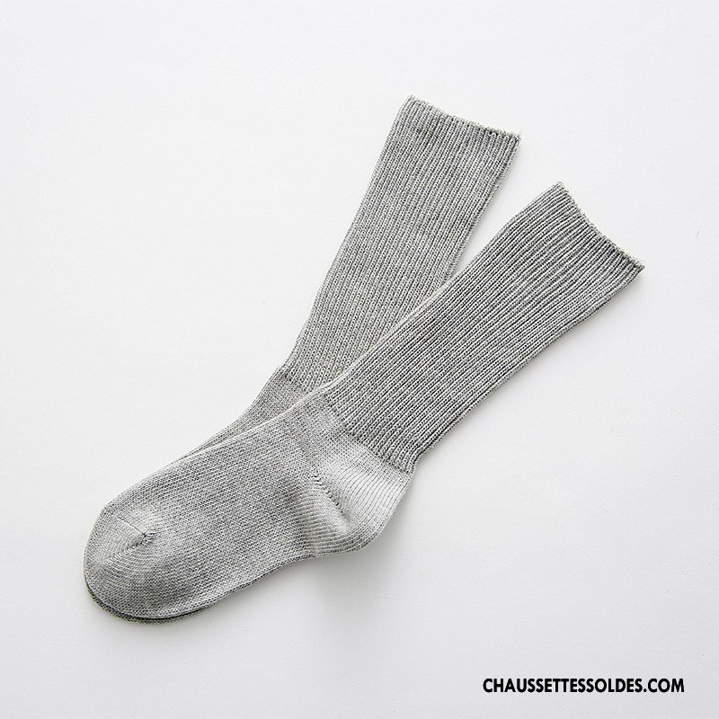 Chaussettes Mi Hautes Femme L'automne Milieu Hiver Nouvelles Arrivées Couleurs De Bonbons Marron / Brun