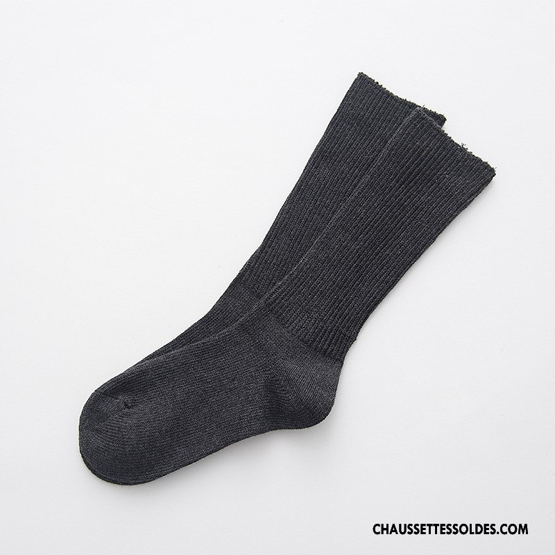 Chaussettes Mi Hautes Femme L'automne Milieu Hiver Nouvelles Arrivées Couleurs De Bonbons Marron / Brun