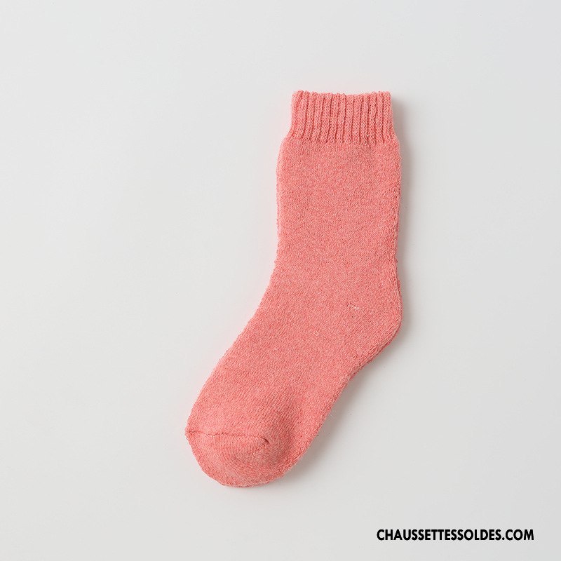 Chaussettes Mi Hautes Femme La Laine Terry Renforcé Lapin L'automne Milieu Pure