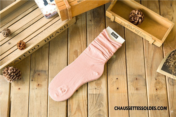 Chaussettes Mi Hautes Femme Le Nouveau L'automne Hiver Tendance Personnalité Chaussettes En Coton Couleurs De Bonbons Vert