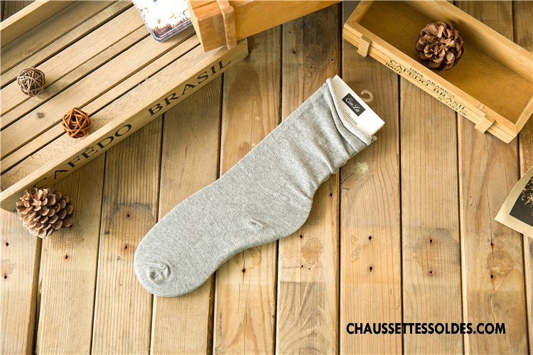 Chaussettes Mi Hautes Femme Le Nouveau L'automne Hiver Tendance Personnalité Chaussettes En Coton Couleurs De Bonbons Vert