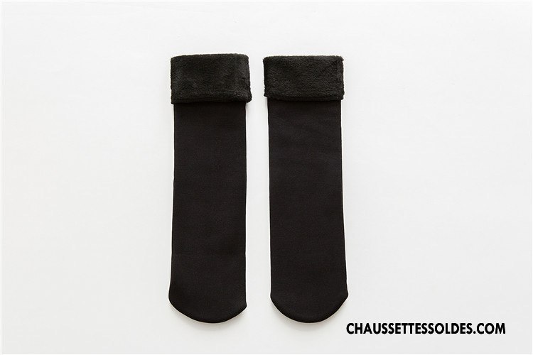 Chaussettes Mi Hautes Femme Le Nouveau Thermiques Milieu Plus De Velours Renforcé Hiver