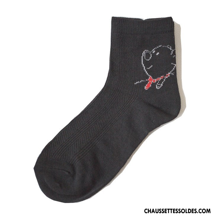Chaussettes Mi Hautes Femme Livraison Gratuite Chaussettes En Coton Gros Nouvelles Arrivées Été 100% Coton Bleu