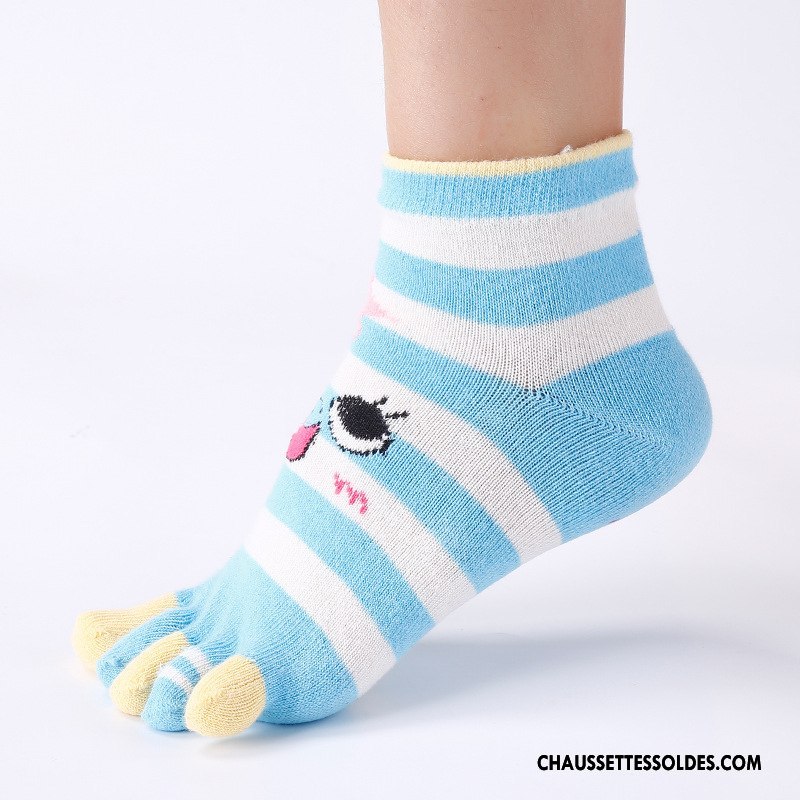 Chaussettes Mi Hautes Femme Livraison Gratuite Longue Cinq Doigts Le Nouveau Coton Bio Violet