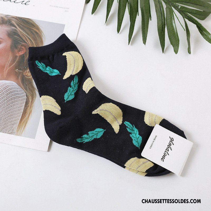Chaussettes Mi Hautes Femme Long Stock Coton Bio Réseau Importer Frais Oiseau Bleu Rouge