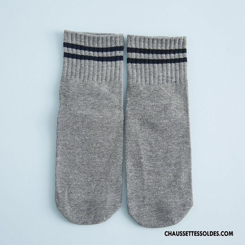 Chaussettes Mi Hautes Femme Lovers Art Homme Chaussette Courte Tendance Brodé Bordeaux