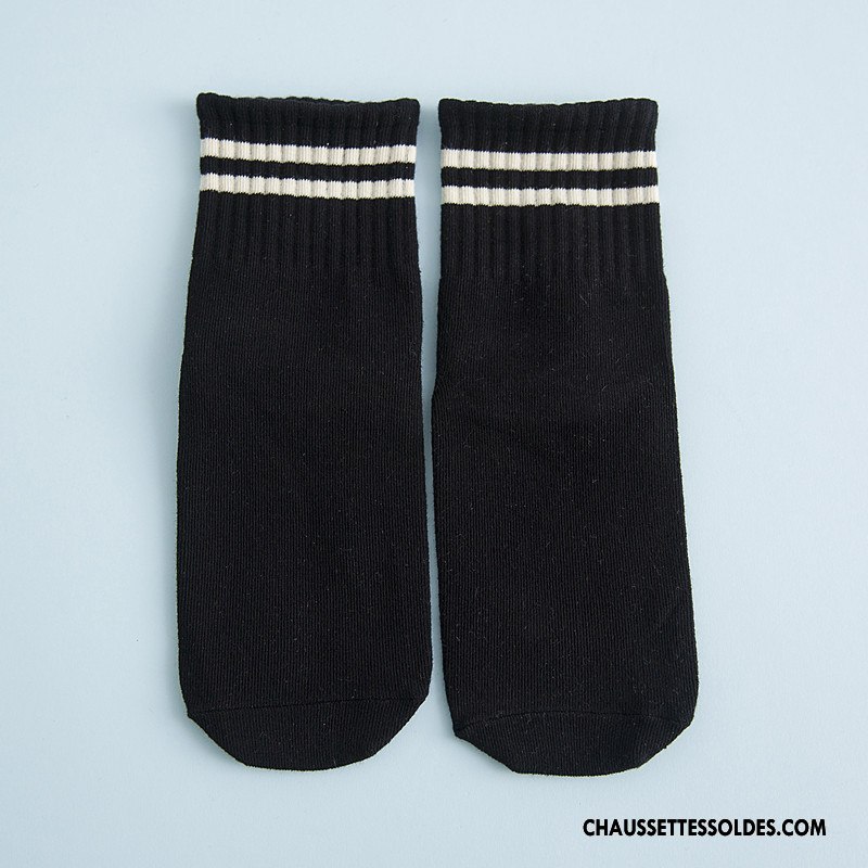 Chaussettes Mi Hautes Femme Lovers Art Homme Chaussette Courte Tendance Brodé Bordeaux