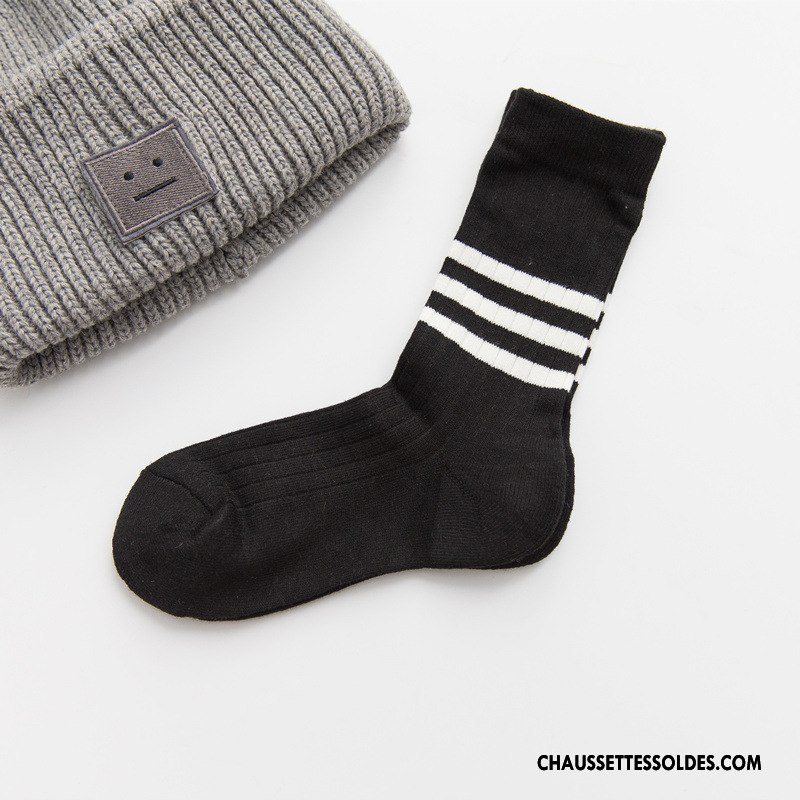 Chaussettes Mi Hautes Femme Lovers Homme Milieu Rouge
