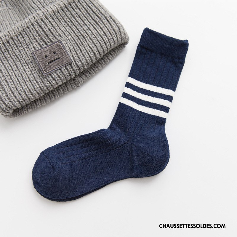 Chaussettes Mi Hautes Femme Lovers Homme Milieu Rouge