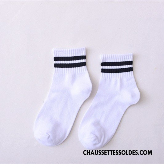 Chaussettes Mi Hautes Femme Lovers Homme Style Chaud Mouvement Courte 100% Coton Bleu