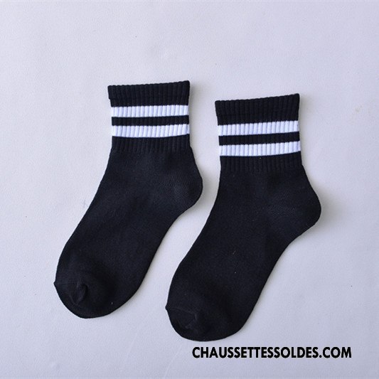 Chaussettes Mi Hautes Femme Lovers Homme Style Chaud Mouvement Courte 100% Coton Bleu