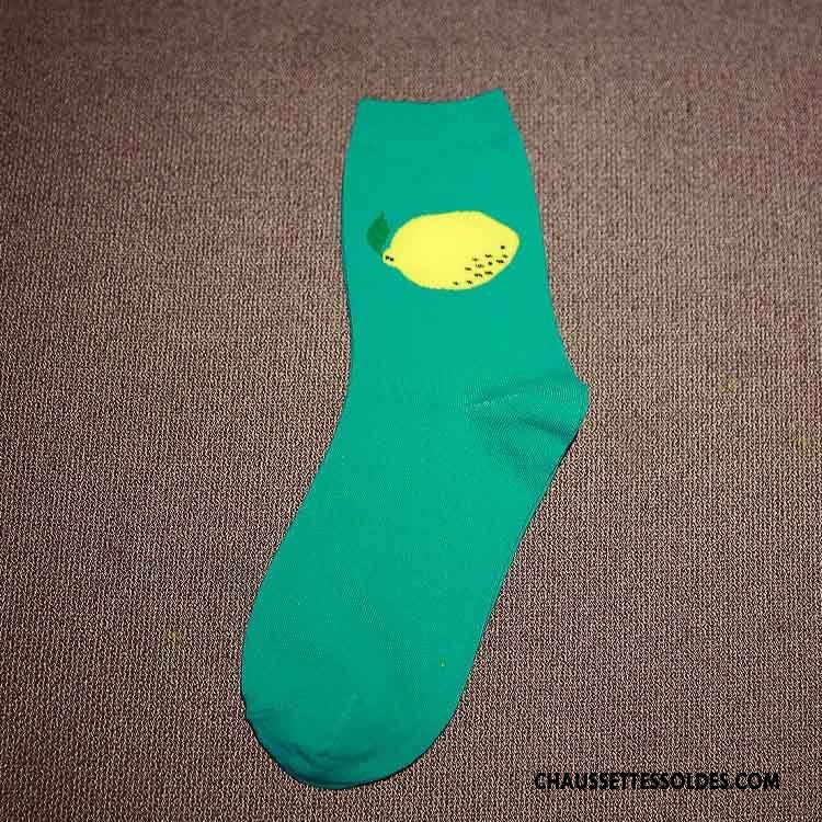 Chaussettes Mi Hautes Femme Marque Hiver L'automne Coton Bio Milieu 100% Coton Bordeaux