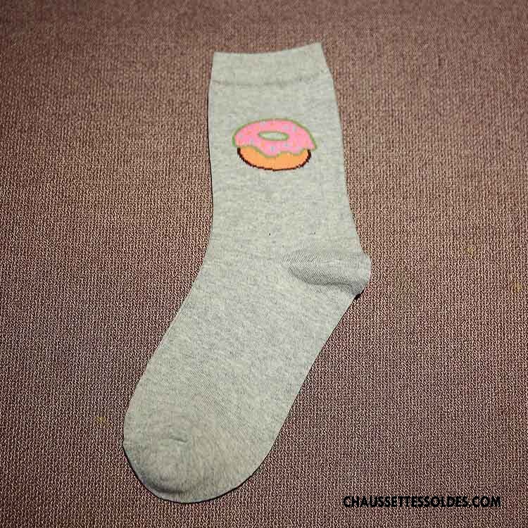 Chaussettes Mi Hautes Femme Marque Hiver L'automne Coton Bio Milieu 100% Coton Bordeaux