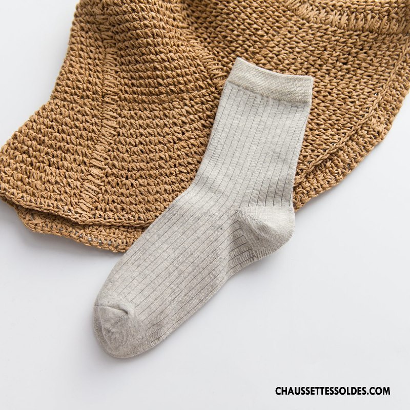 Chaussettes Mi Hautes Femme Milieu 100% Coton Marque Coton Bio Pure Jaune