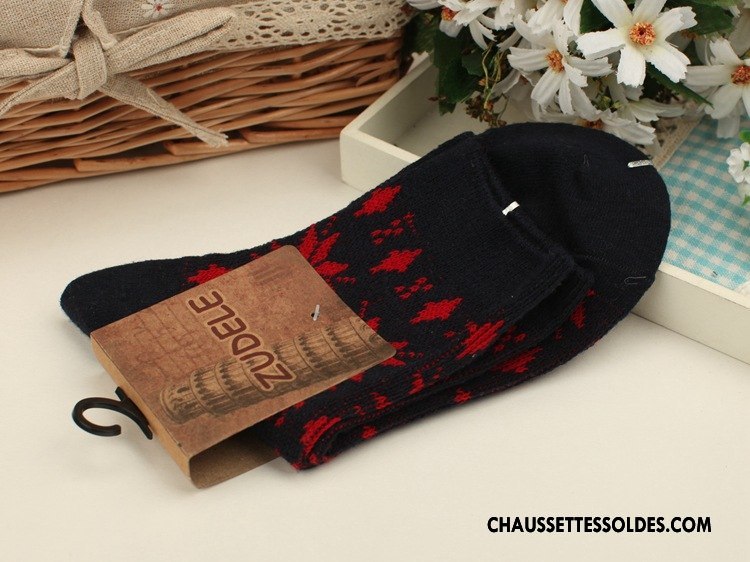 Chaussettes Mi Hautes Femme Milieu Beige Le Nouveau Chaussettes En Coton Style National Blanc