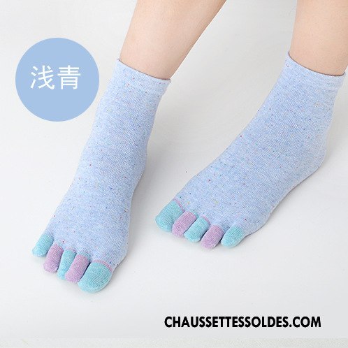 Chaussettes Mi Hautes Femme Milieu Couleur Dame L'automne Coton Bio 100% Coton Jaune Clair