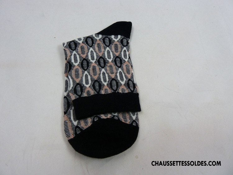 Chaussettes Mi Hautes Femme Milieu Hiver Confortable Mode Fluide Doux Chaussettes En Coton Impression
