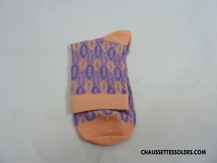Chaussettes Mi Hautes Femme Milieu Hiver Confortable Mode Fluide Doux Chaussettes En Coton Impression