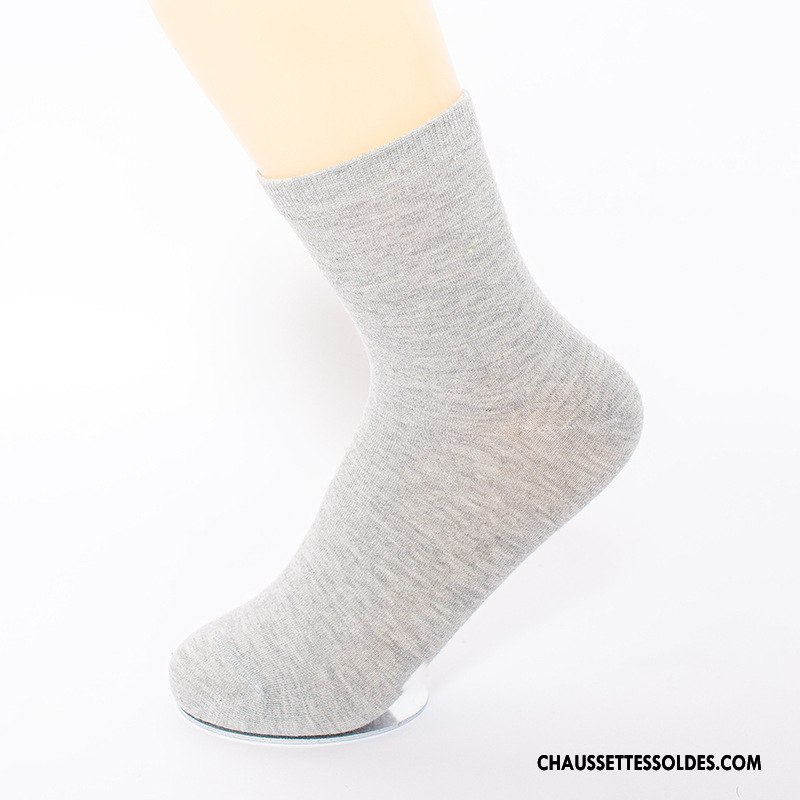 Chaussettes Mi Hautes Femme Milieu Le Nouveau Printemps Chaussette Basse Coupée Couleurs De Bonbons Rose