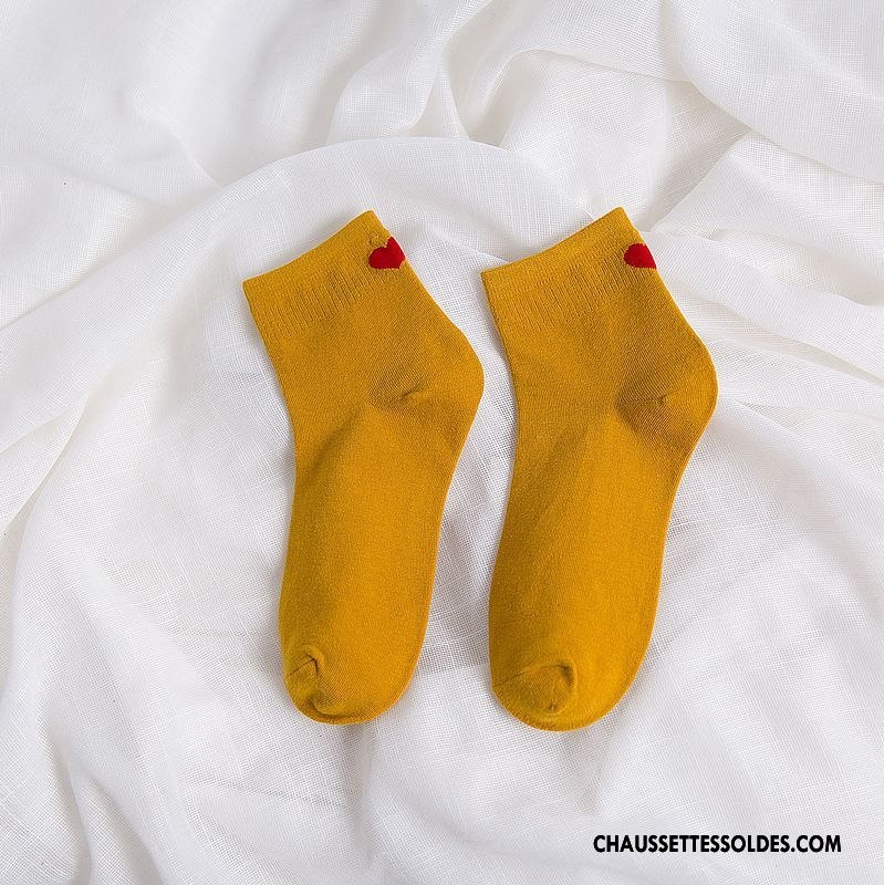 Chaussettes Mi Hautes Femme Milieu Nouvelles Arrivées Chaussettes En Coton L'automne Matelassé Hiver Blanc