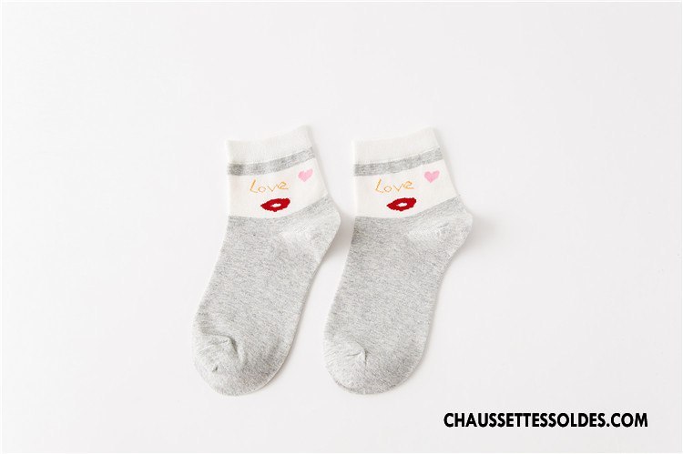 Chaussettes Mi Hautes Femme Milieu Vent D'université Nouveau Coton Bio Le Nouveau Amour Vert