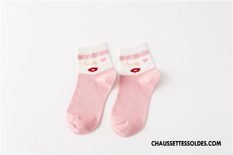 Chaussettes Mi Hautes Femme Milieu Vent D'université Nouveau Coton Bio Le Nouveau Amour Vert