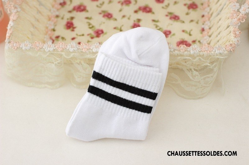 Chaussettes Mi Hautes Femme Mouvement Vent D'université Élève Vert