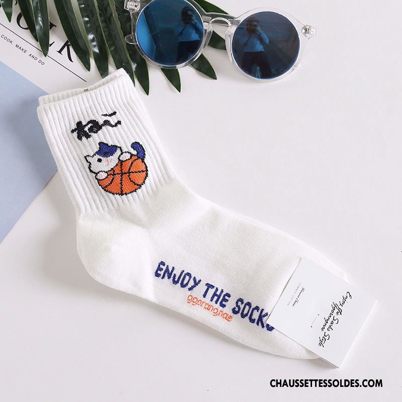 Chaussettes Mi Hautes Femme Petit Importer Long Stock Dame Gris