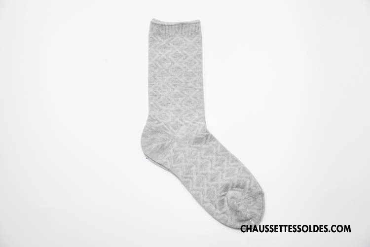 Chaussettes Mi Hautes Femme Style National Nouvelles Arrivées Hiver Dame L'automne Coton Bio Vert Foncé Couleurs De Bonbons