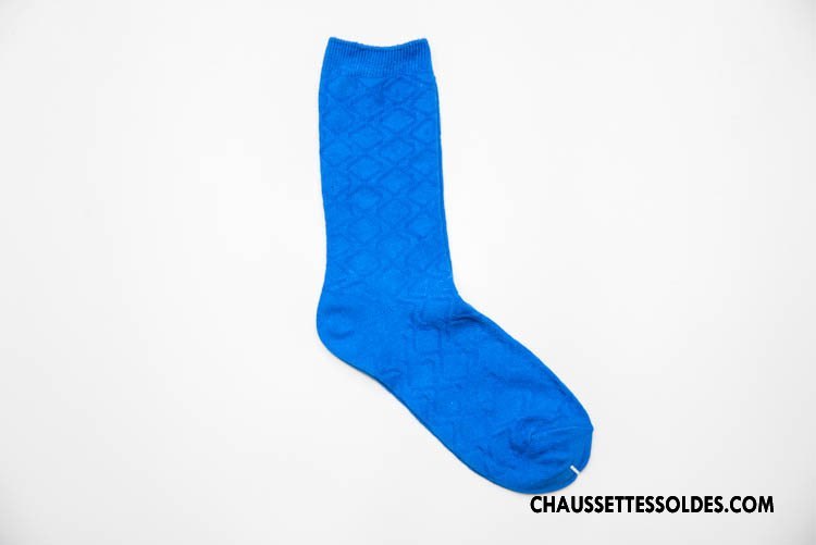 Chaussettes Mi Hautes Femme Style National Nouvelles Arrivées Hiver Dame L'automne Coton Bio Vert Foncé Couleurs De Bonbons