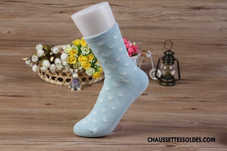 Chaussettes Mi Hautes Femme Vente Chaude Milieu Chaussettes En Coton Violet