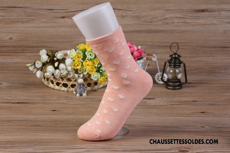Chaussettes Mi Hautes Femme Vente Chaude Milieu Chaussettes En Coton Violet