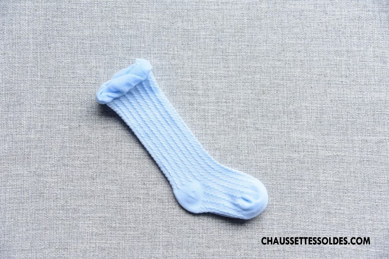 Chaussettes Mi Hautes Fille 100% Coton Bouche Libre Bébé Engrener Légère Long Stock Or