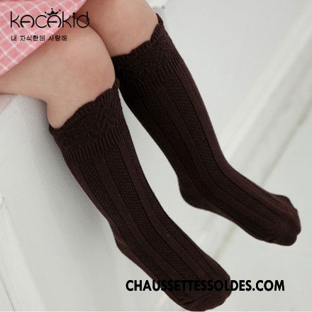 Chaussettes Mi Hautes Fille 100% Coton Vague Enfant L'automne Dentelle Petit Blanc