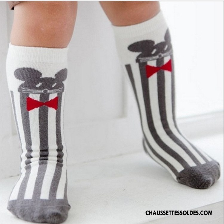 Chaussettes Mi Hautes Fille Animal Le Nouveau Bébé Chaussettes En Coton Dessin Animé Milieu Rose